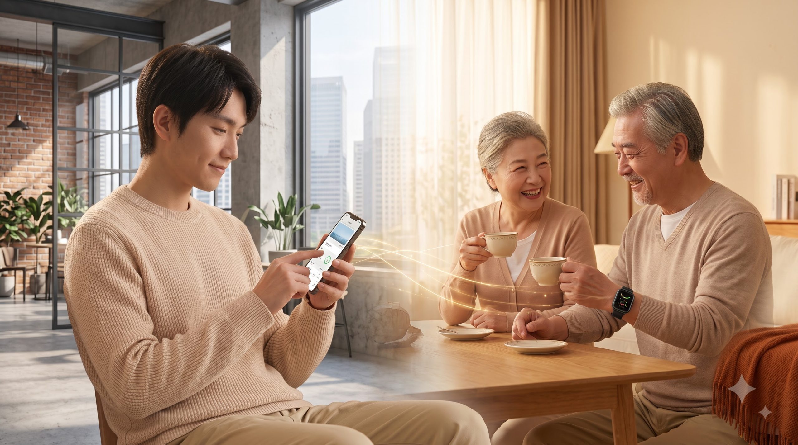 FamiLink kết nối con cái và bố mẹ qua đồng hồ y tế